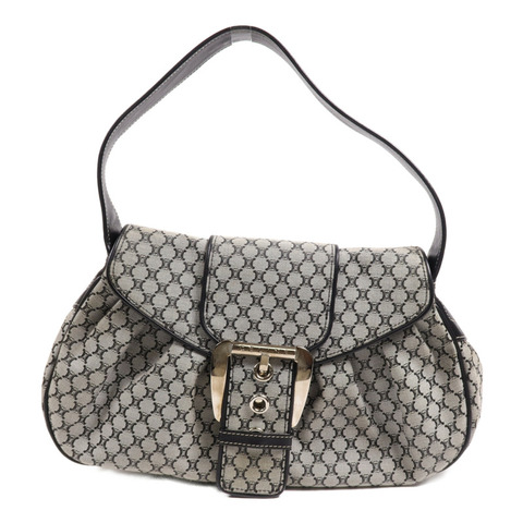 CELINE 帆布Shoulder Bag銀扣肩背袋