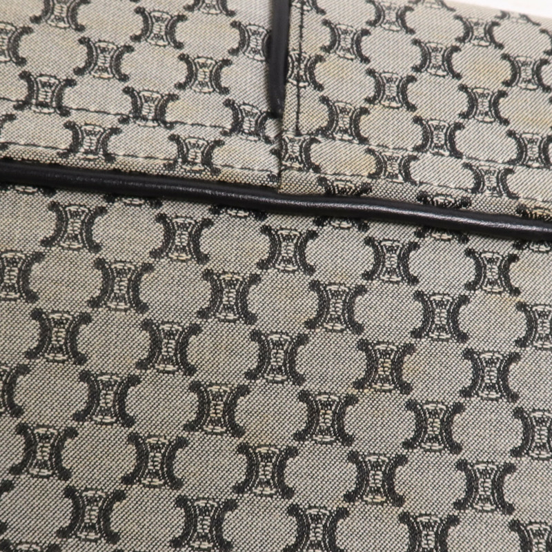 CELINE 帆布Shoulder Bag銀扣肩背袋-15