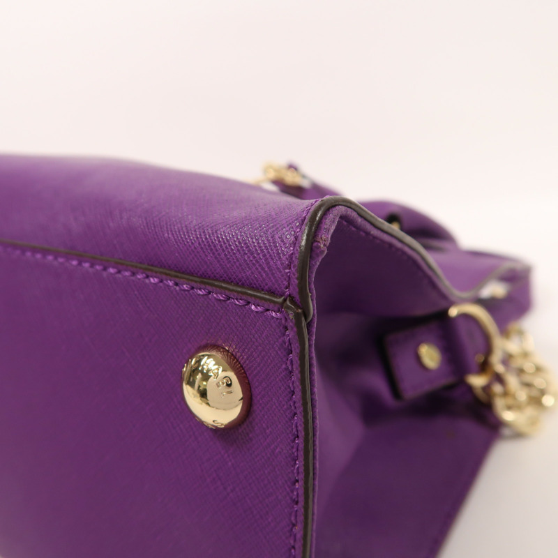 Michael Kors 皮革2 Way Shoulder金扣手挽肩背兩用袋-8