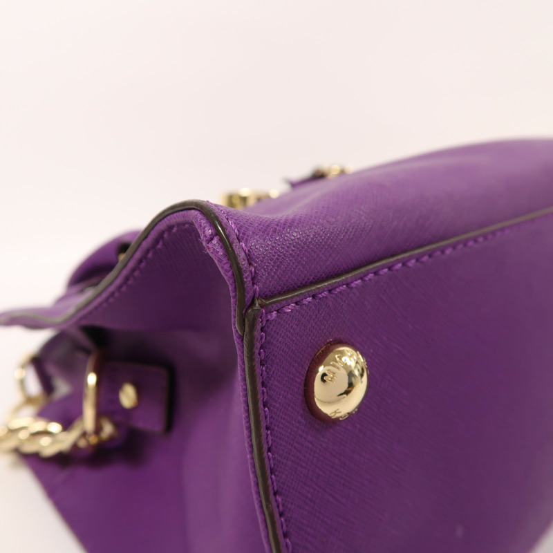 Michael Kors 皮革2 Way Shoulder金扣手挽肩背兩用袋-9