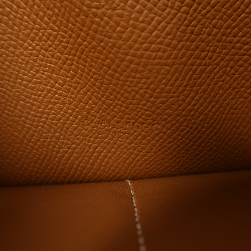 HERMES Epsom皮革Kelly Long Wallet銀扣長錢包-6