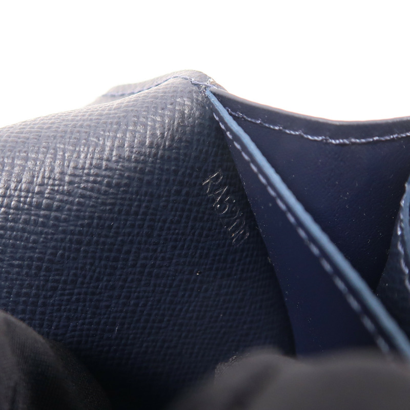 LOUIS VUITTON Taiga Long Wallet銀扣長錢包-7