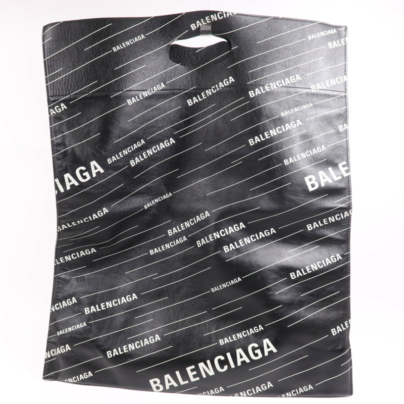 BALENCIAGA 牛皮皮革Plastic Bag Shopper手挽袋-0