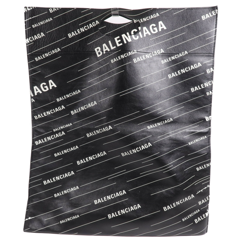 BALENCIAGA 牛皮皮革Plastic Bag Shopper手挽袋-1