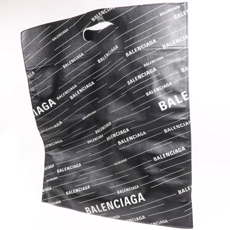 BALENCIAGA 牛皮皮革Plastic Bag Shopper手挽袋-2