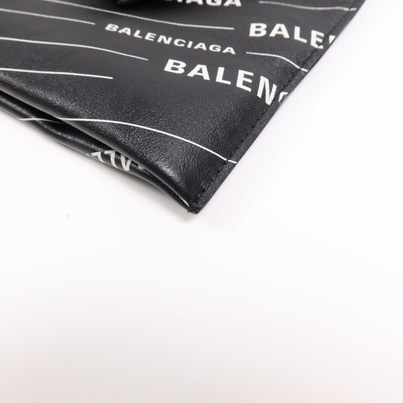 BALENCIAGA 牛皮皮革Plastic Bag Shopper手挽袋-9