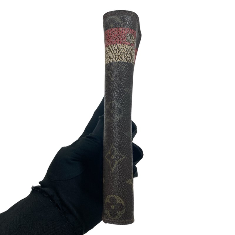 LOUIS VUITTON 路易威登 M61360 Groom Portefeuille Sarah PVC帆布 長夾 棕色老花-5