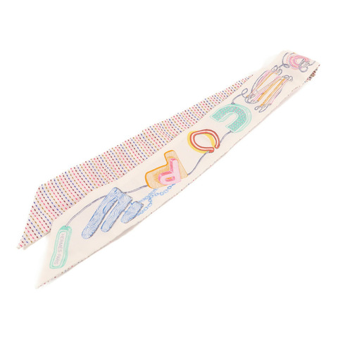 HERMES 絲質Twilly絲巾