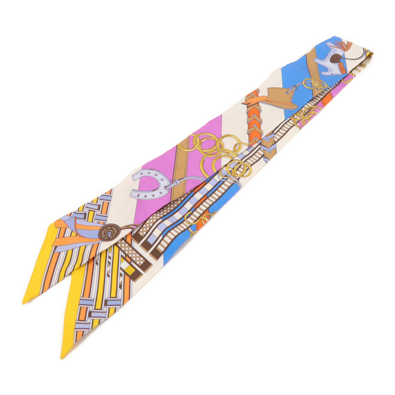 HERMES 絲質Twilly絲巾-0