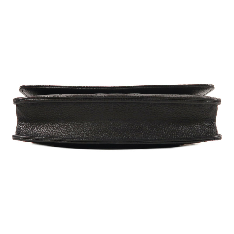 CHANEL 牛皮皮革WOC Wallet On Chain銀扣鏈帶肩背袋-3