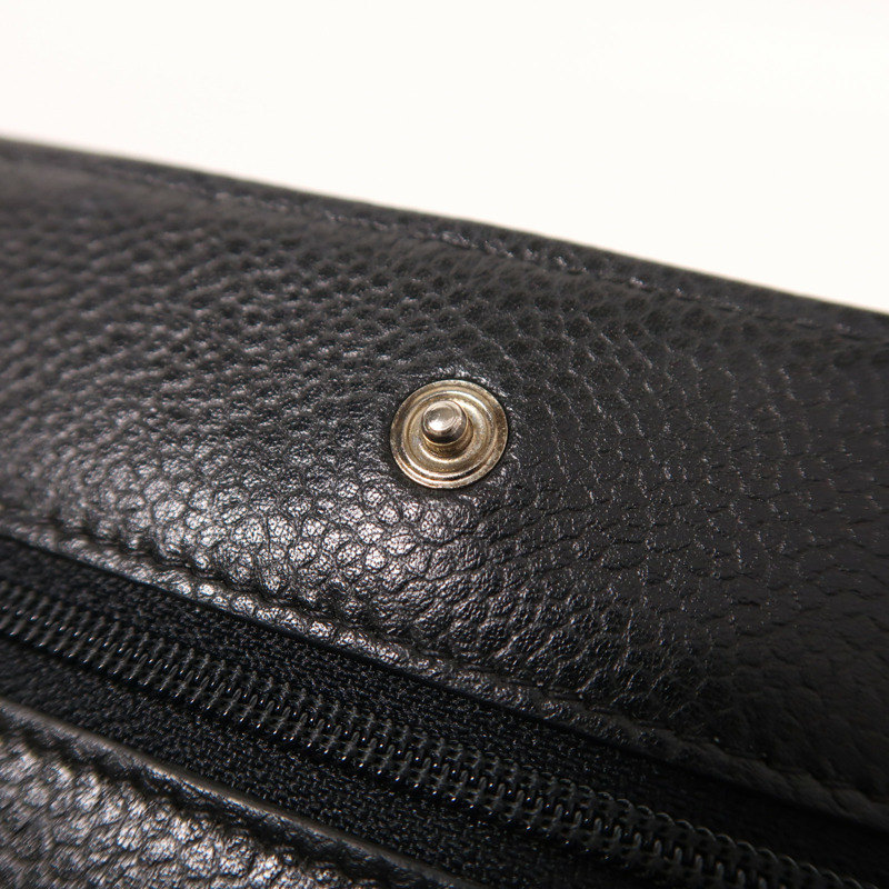 CHANEL 牛皮皮革WOC Wallet On Chain銀扣鏈帶肩背袋-13