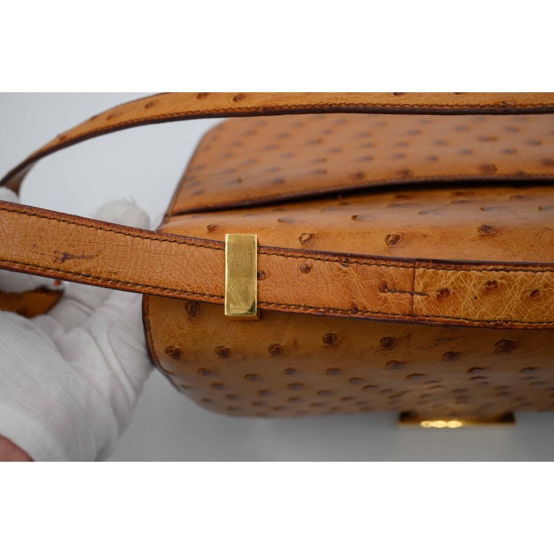 HERMES愛馬仕Box Constance 23鴕鳥康康包手袋-7