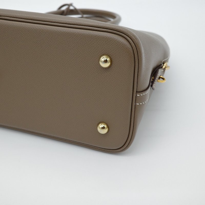 💕天菜來囉～ Hermes 愛馬仕 Bolide 25 Z刻 牛皮 包款-10