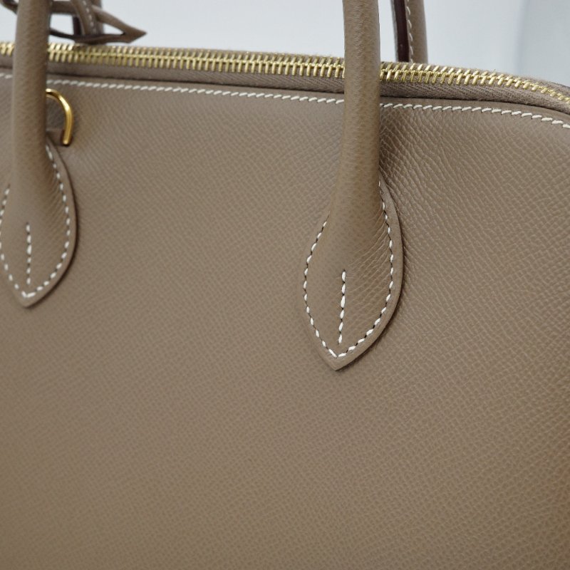 💕天菜來囉～ Hermes 愛馬仕 Bolide 25 Z刻 牛皮 包款-11