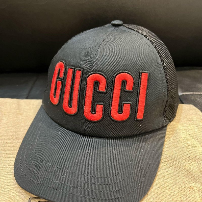 💎Han's house精品服飾💎GUCCI 古馳 立體 刺繡 帽子-0