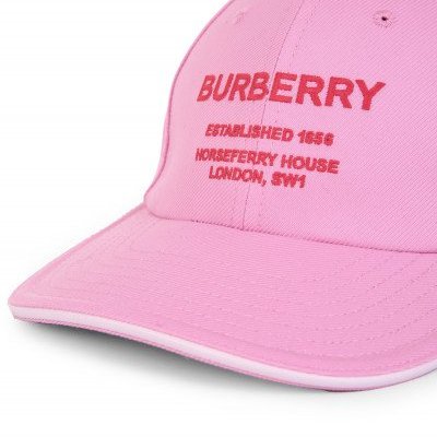 💎Han's house精品服飾💎BURBERRY 刺繡字 帽子 義大利製 ~現貨 原價14900-1