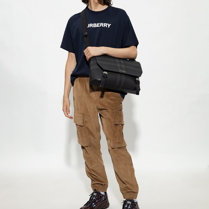 💎Han's house精品服飾💎 BURBERRY 格紋 刺繡字 帽子-2