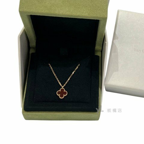 梵克雅寶項鍊 Sweet Alhambra系列18K金紅玉髓項鍊VCARN59M00