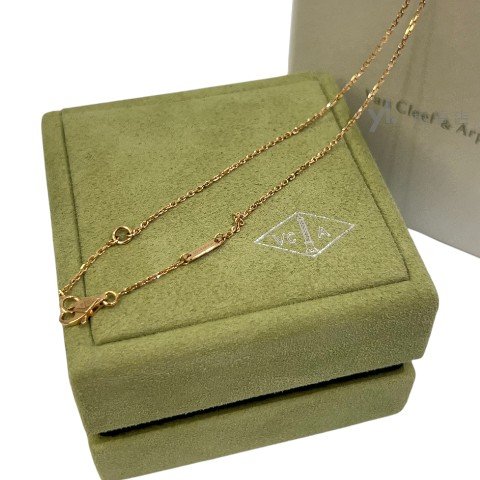 梵克雅寶項鍊 Sweet Alhambra系列18K金紅玉髓項鍊VCARN59M00-2