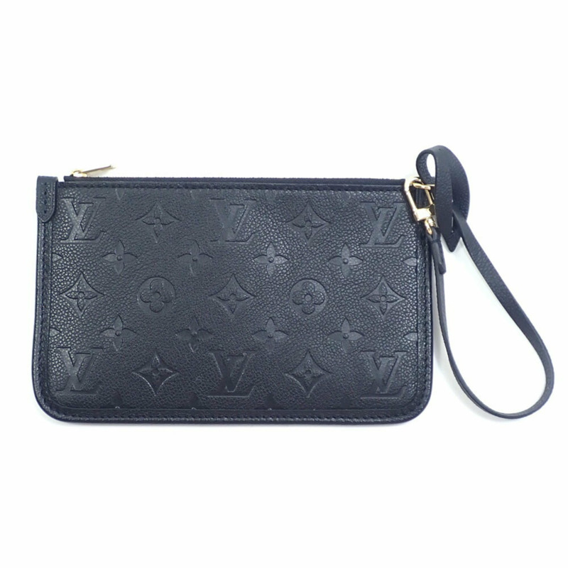 路易威登 Monogram Empreinte Carryall 拉鍊單肩包，NM，PM，女士，M46288，黑色，A221166-6