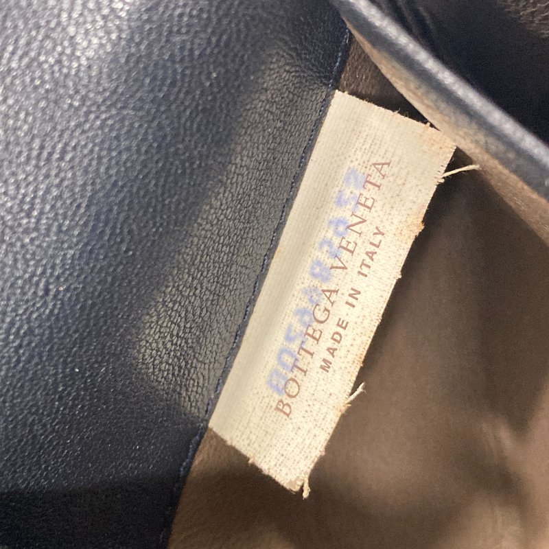 BOTTEGA VENETA 寶緹嘉 INTRECCIATO 細皮革編織 皮革 長夾 深藍色-11