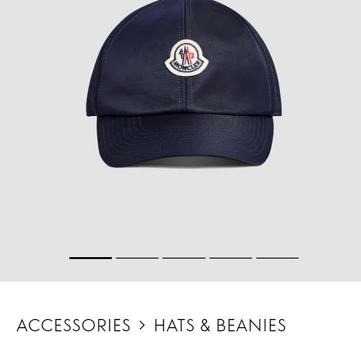 💎Han's house精品服飾💎moncler 尼龍 防水 LOGO 帽子 現貨 原價11300-1