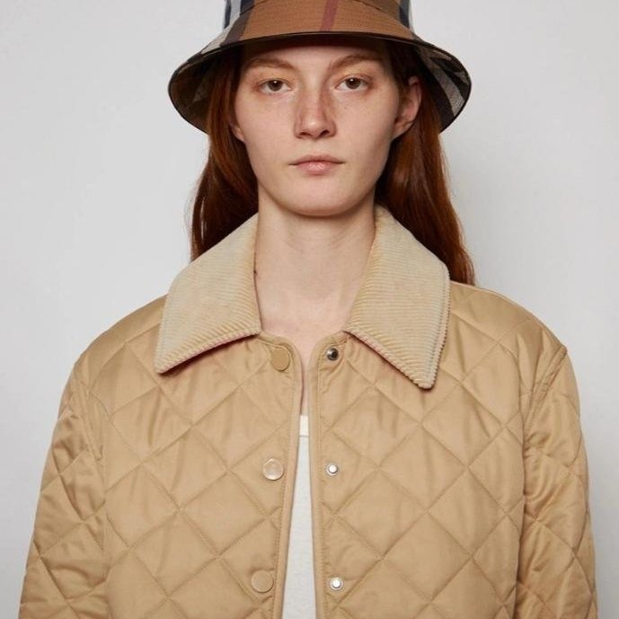 💎Han's house精品服飾💎BURBERRY 格紋 漁夫帽 帽子 男女可帶  原價14900-3