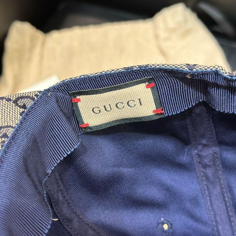💎Han's house精品服飾💎GUCCI 滿版 老花 帽子 ‎751400 義大利製 男 原價15000-5
