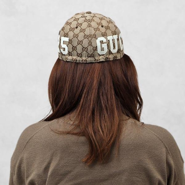 💎Han's house精品服飾💎GUCCI 滿版 老花 帽子 ‎751400 義大利製 男 原價15000-2