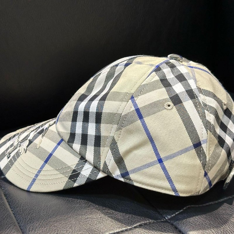 💎Han's house精品服飾💎 BURBERRY 格紋 刺繡 戰馬 騎士 帽子 義大利製 現貨 原價13500-6