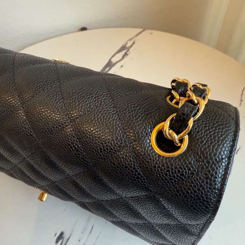 Chanel jumbo 黑色荔枝😍😍-7