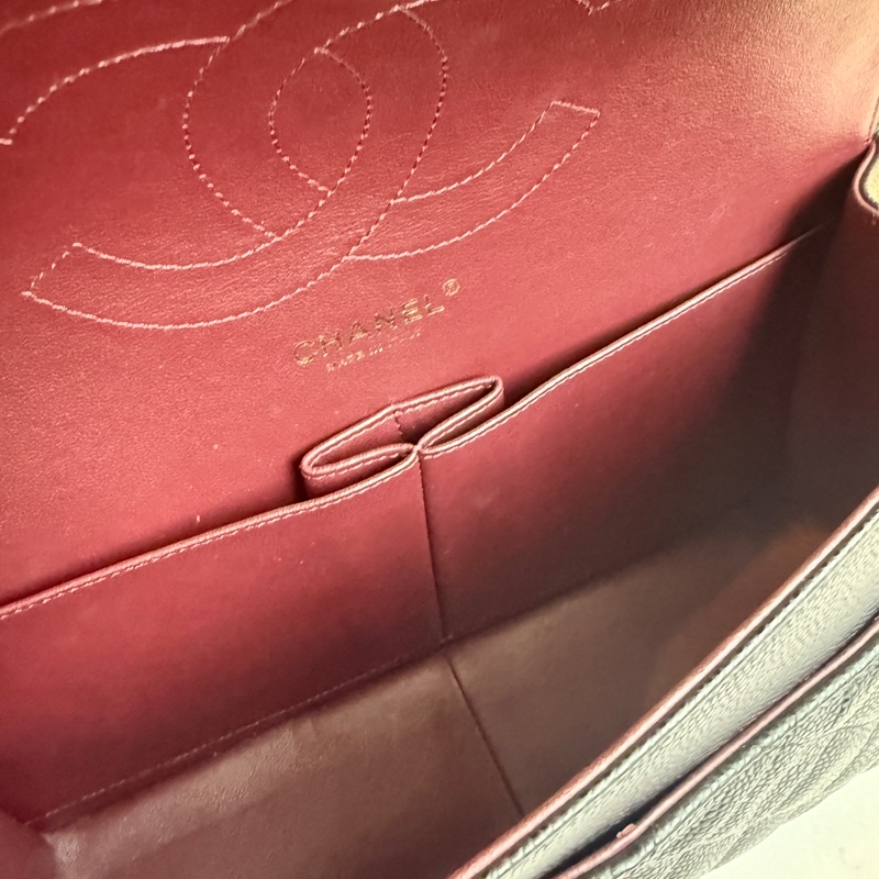 Chanel jumbo 黑色荔枝😍😍-12