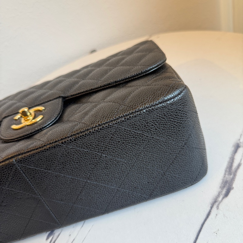 Chanel jumbo 黑色荔枝😍😍-20