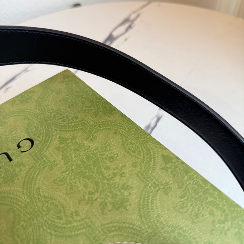 Gucci 雙面用的皮帶 超讚 85公分-7