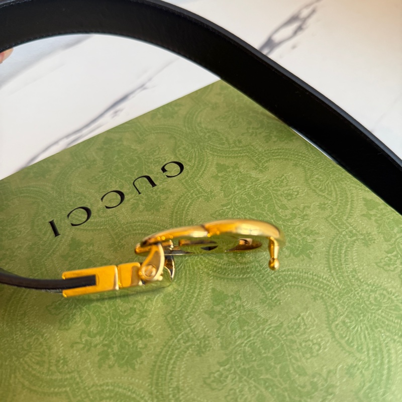 Gucci 雙面用的皮帶 超讚 85公分-12