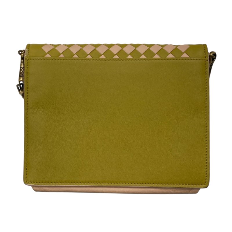 BOTTEGA VENETA 寶緹嘉 INTRECCIATO 細皮革編織 皮革 肩背包 撞色-1