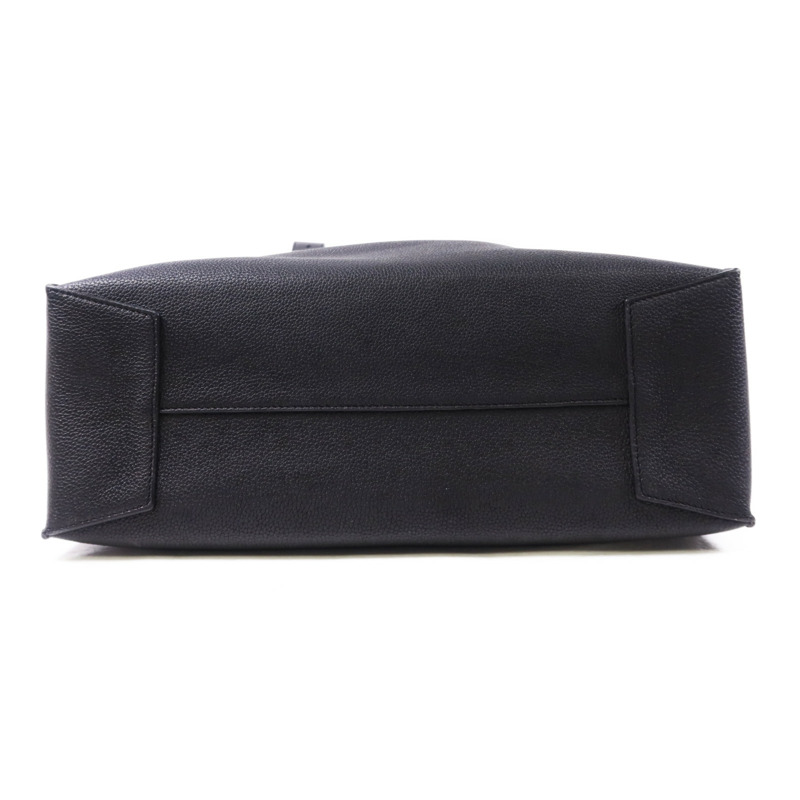 LOEWE 牛皮皮革Buckle Horizontal Tote銀扣肩背袋-3