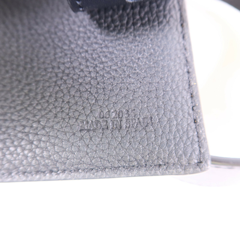 LOEWE 牛皮皮革Buckle Horizontal Tote銀扣肩背袋-7