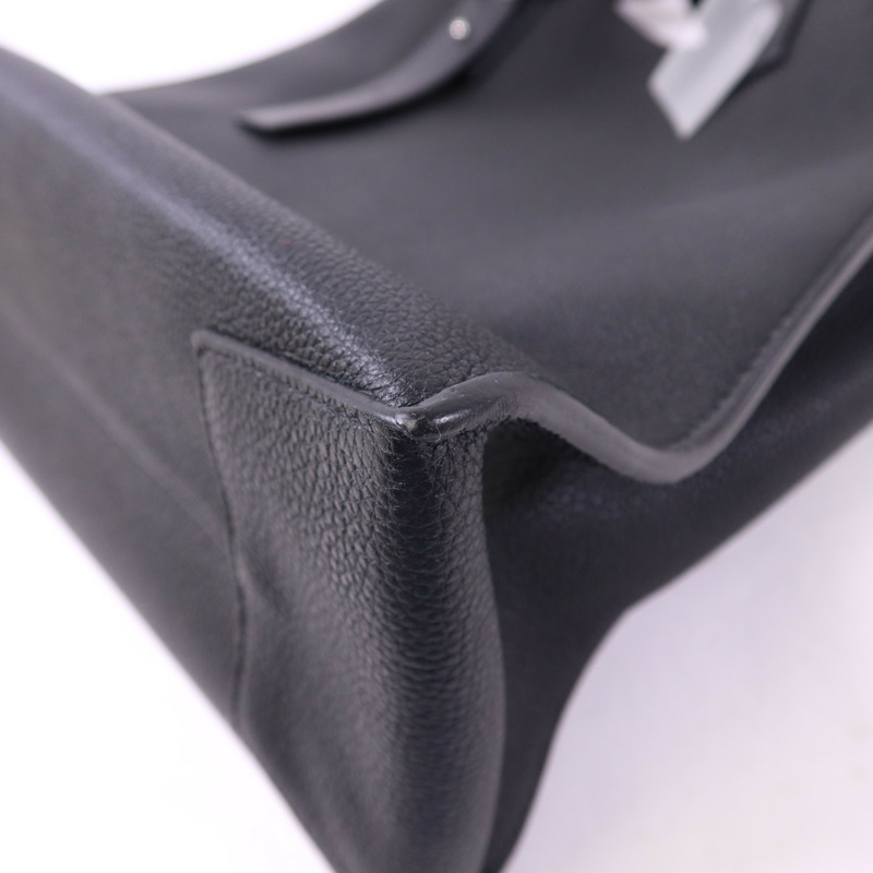 LOEWE 牛皮皮革Buckle Horizontal Tote銀扣肩背袋-10