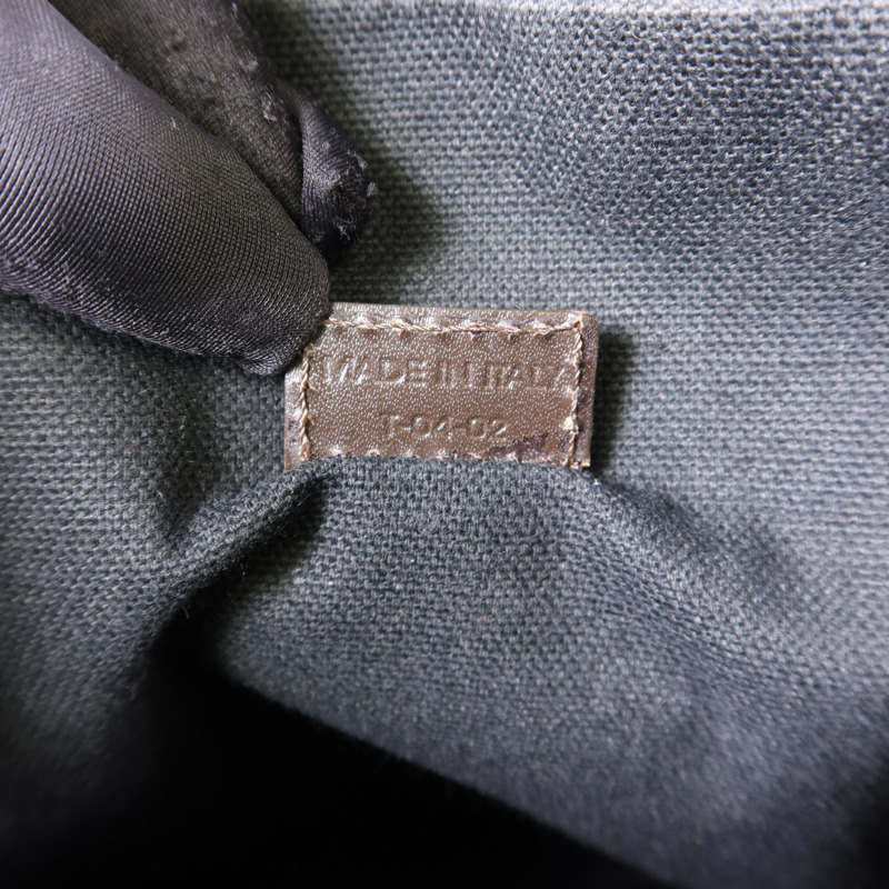 BURBERRY 塗層帆布Shoulder Bag銀扣肩背袋-7