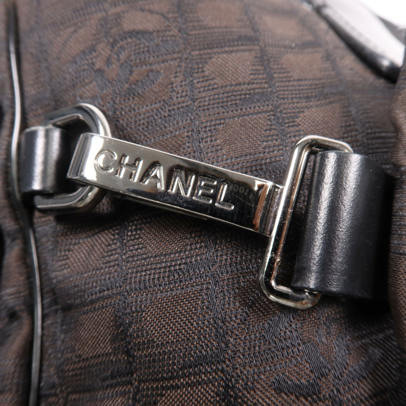 CHANEL 尼龍New Travel Line Tote Bag銀扣手挽袋-9