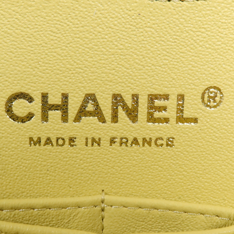 CHANEL 牛皮皮革Classic 23金扣鏈帶肩背袋-12