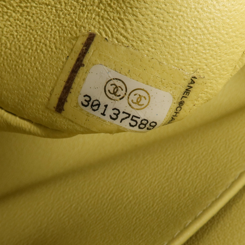 CHANEL 牛皮皮革Classic 23金扣鏈帶肩背袋-13