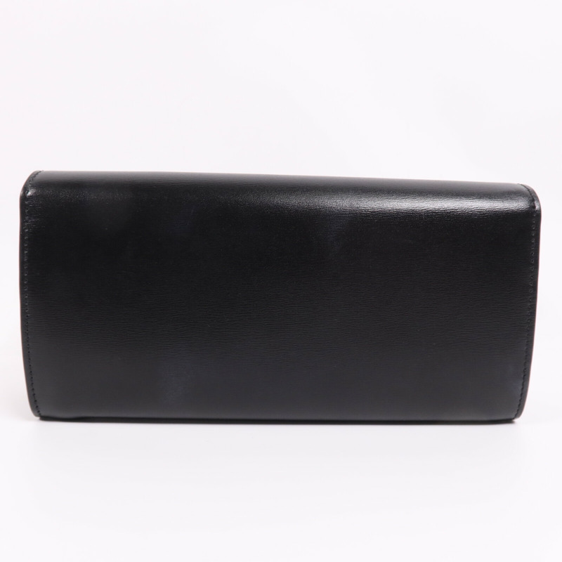 CELINE 牛皮皮革Long Wallet金扣長錢包-1