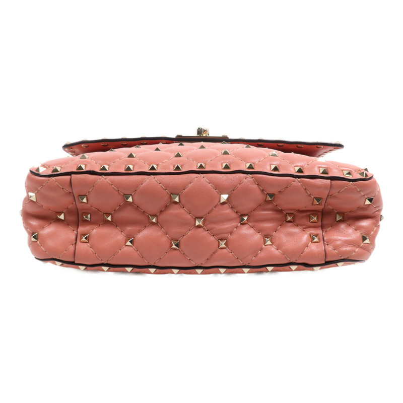 Valentino 牛皮皮革Chain Shoulder Bag金扣肩背袋-3