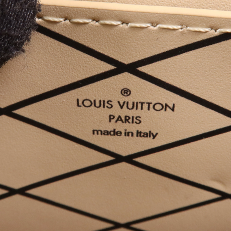 LOUIS VUITTON Monogram Pochette Trunk Vertical金扣鏈帶肩背袋-5
