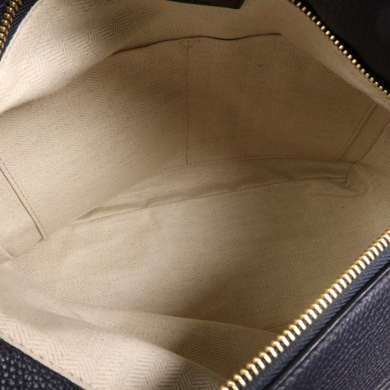 LOEWE 牛皮皮革2 way Shoulder Bag金扣手挽肩背兩用袋-11