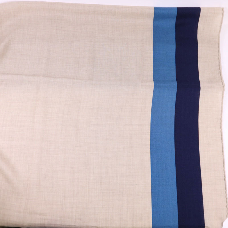 HERMES 絲質/羊絨Scarf 140X140絲巾-4