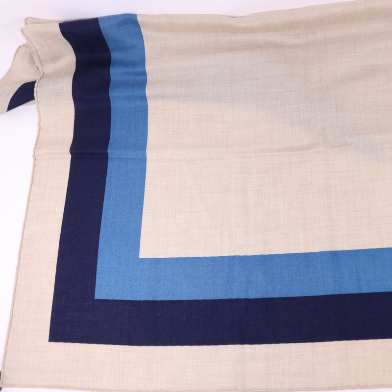 HERMES 絲質/羊絨Scarf 140X140絲巾-7