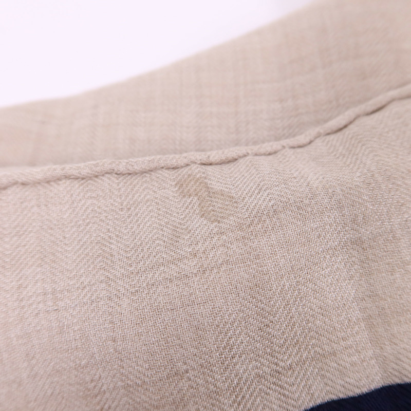 HERMES 絲質/羊絨Scarf 140X140絲巾-15